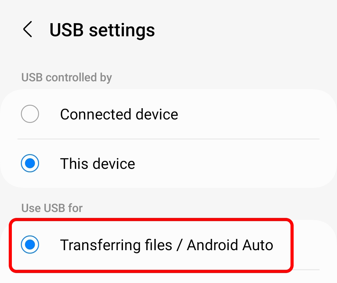 transfer files